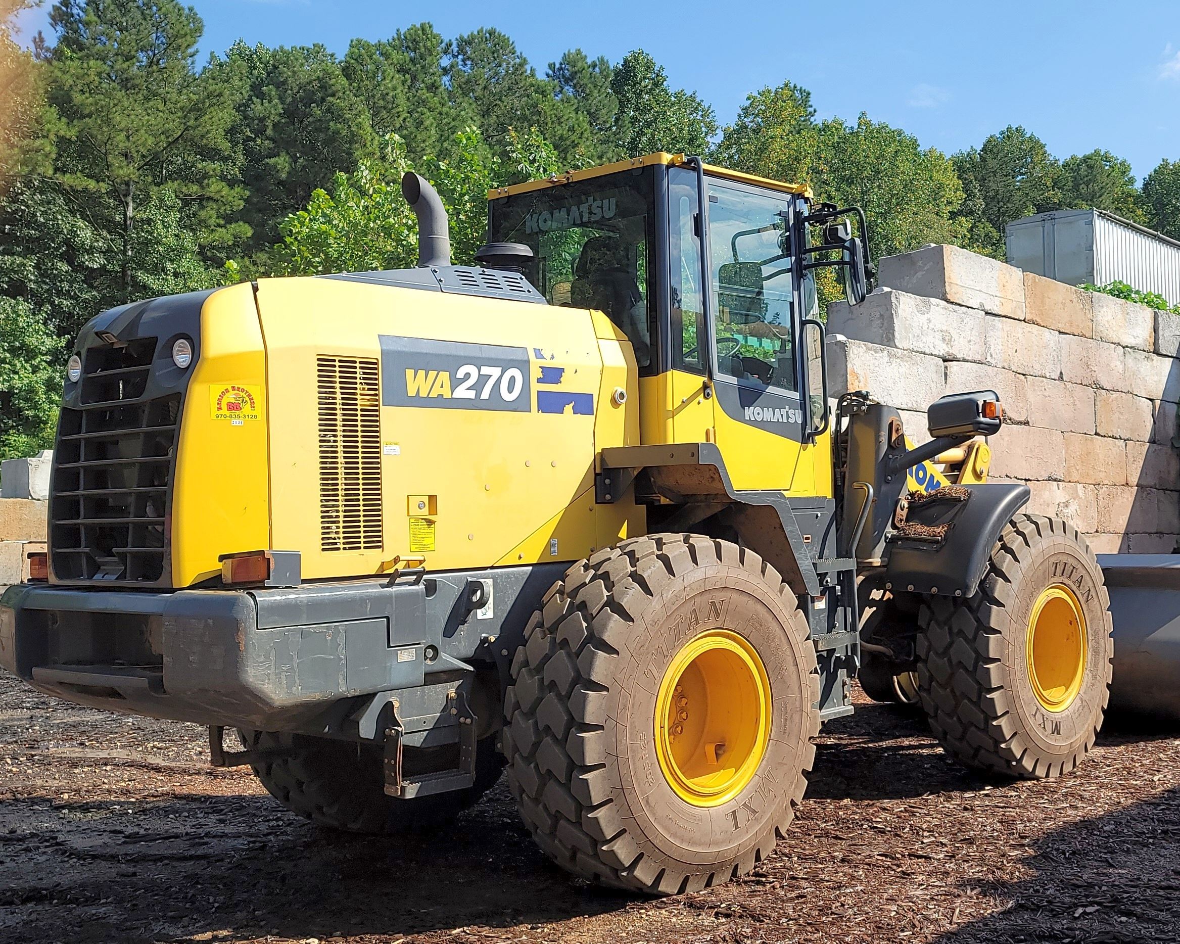 2017 Komatsu WA2708 Wheel Loader For Sale