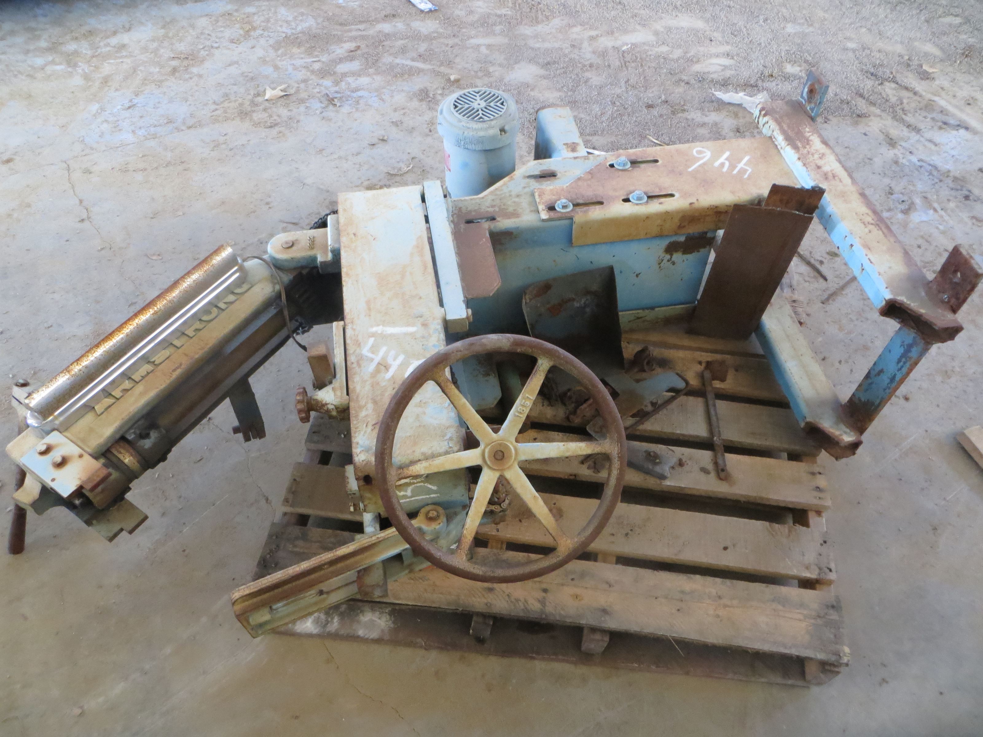 Armstrong Stretcher Roller Sharpening Equipment For Sale
