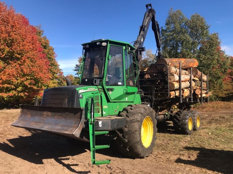 2016 John Deere 1010E Forwarder For Sale
