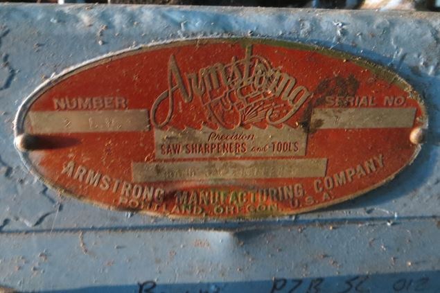 Armstrong 2 LH Sharpening Equipment