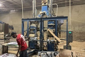 Custom Built Shaving Bagging Line  Bagging System