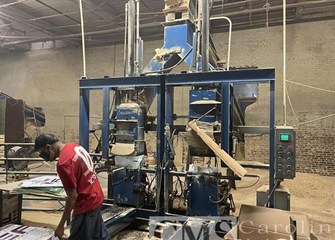 Custom Built Shaving Bagging Line Bagging System