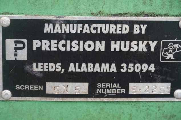 Precision Husky 5x5 Shaker Screen Chip Screen