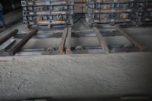 Unknown Kiln Carts - Run on Rails  Lumber Cart