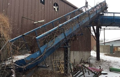Unknown 38ft Double Sided Chute Barn Sweep Conveyors
