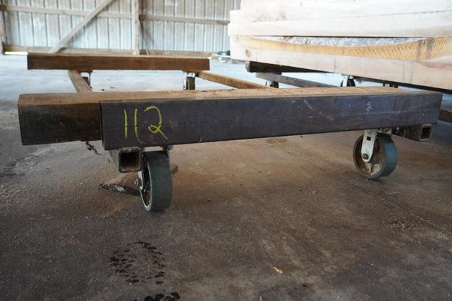 Unknown Heavy Duty 40in x 7ft Lumber Cart