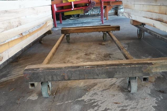 Unknown Heavy Duty 40in x 7ft Lumber Cart