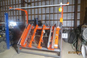 2024 Sawmill-World Pallet Jig PT-1800  Pallet Nailer and Assembly System