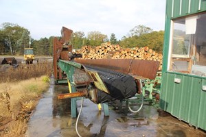Unknown with Overhead Log Kickers  Conveyors Belt