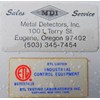 MDI Metal Detector