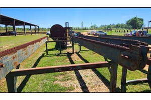 Unknown Morgan Small Log Cutup System  Circular Saw Husk