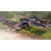 1997 AM Machinery 50 ton Gooseneck Trailer