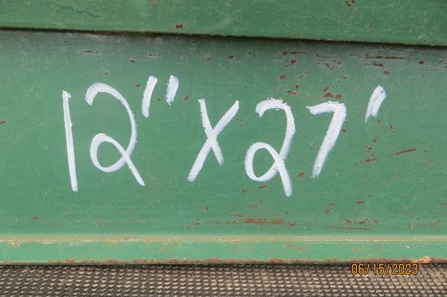 Moore 12in x 27ft Conveyors Belt
