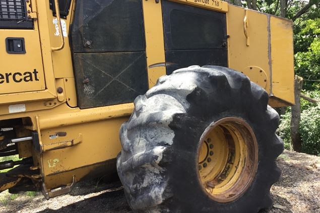 Tigercat 718 Wheel Feller Buncher