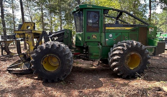 2017 John Deere 843l Wheel Feller Buncher