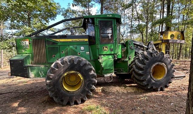 2017 John Deere 843l Wheel Feller Buncher
