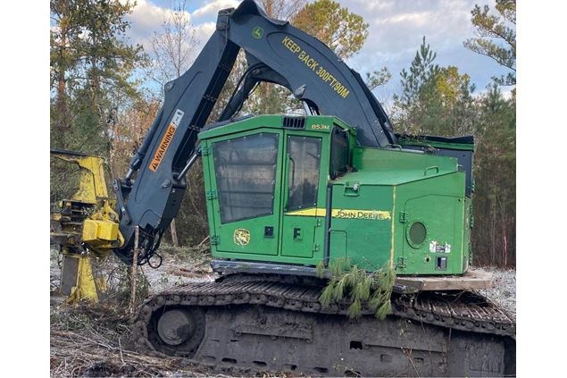 2018 John Deere 853m Track Feller Buncher