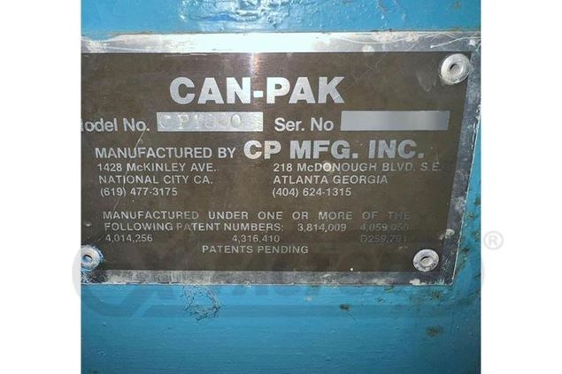 1987 CP Manufacturing CD1000 Strapping Machine Banding