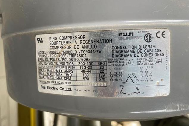 Eurovac SYS-030-360C0000 Dust Collection System