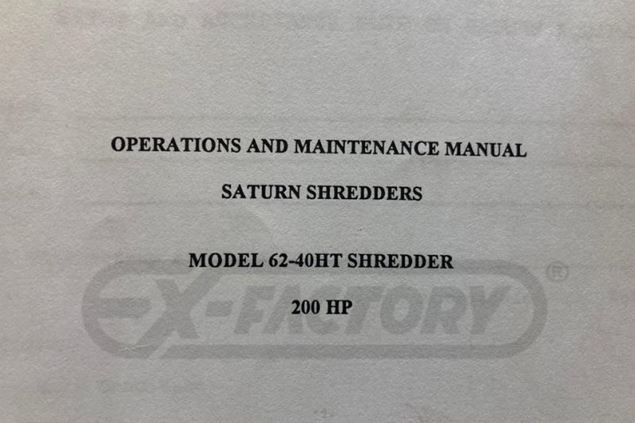 Granutech-Saturn 62 X 40HT Hogs and Wood Grinders