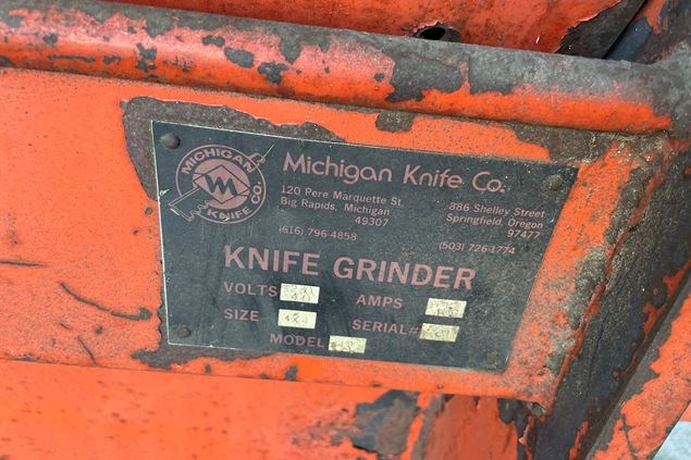 Morbark 48 Sharpening Equipment