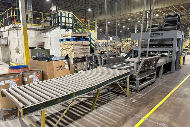 2004 Storti T-Flex Pallet Nailer and Assembly System