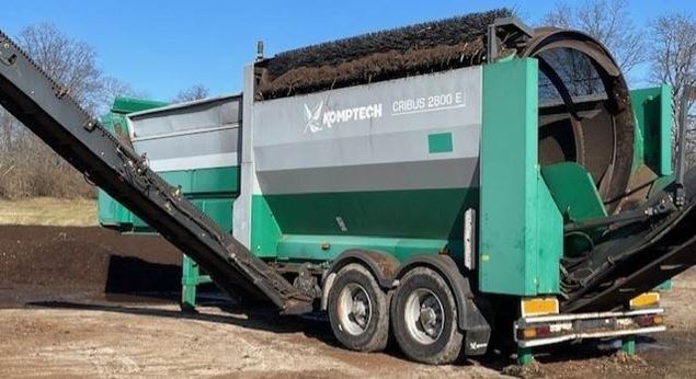2012 Komptech Cribus 2800E Screening System