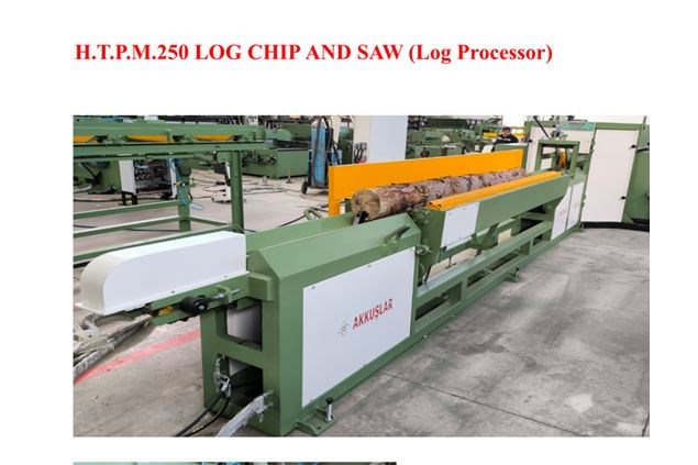 Akkuslar HTPM 250 Log Processor Chipping Canter