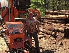 2018 Wood-Mizer LT40 Wide Super Hydraulic Sawmill
