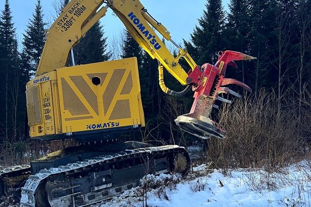 2021 Komatsu XT430-5 Track Feller Buncher For Sale