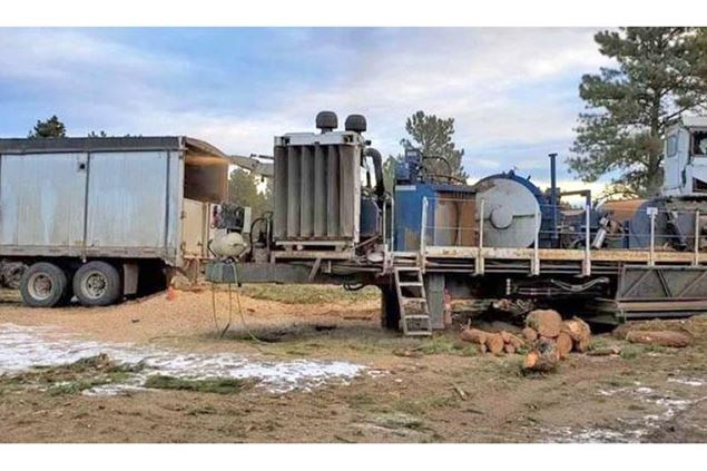 2000 Peterson 5000G Stationary Wood Chipper