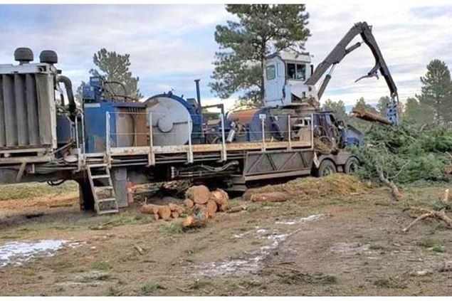 2000 Peterson 5000G Stationary Wood Chipper
