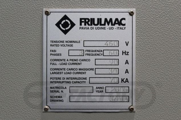 2005 Friulmac QUADRAMAT E Tennoner
