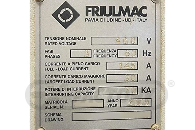 2008 Friulmac QUADRAMAT E Tennoner