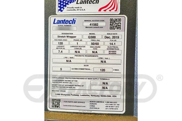 2019 Lantech Q-300 Wrap and Packaging