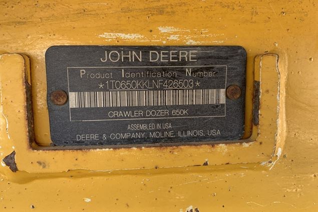 2022 John Deere 650K Dozer