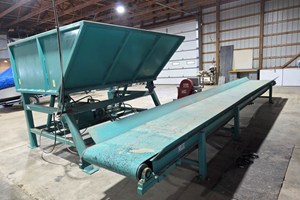 2018 Helle Dump Bin  Conveyor