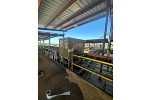 Morgan Tie Chop Saw  Tie Processing