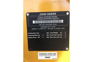 2024 John Deere 672G  Motor Grader