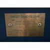 1994 Baker BBR-0 Band Resaw
