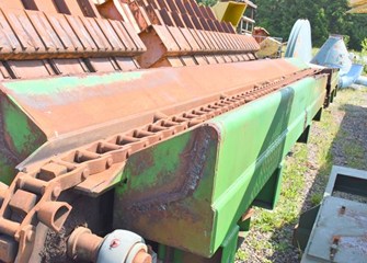 Unknown 30ft log trough H132 chain log conveyor Conveyor Deck (Log Lumber)