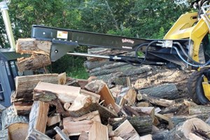 Halverson Wood Products Inverted  Firewood Splitter