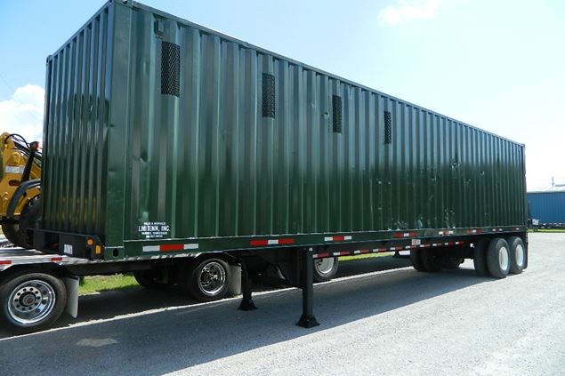 Unknown Steel Container Chip Trailer