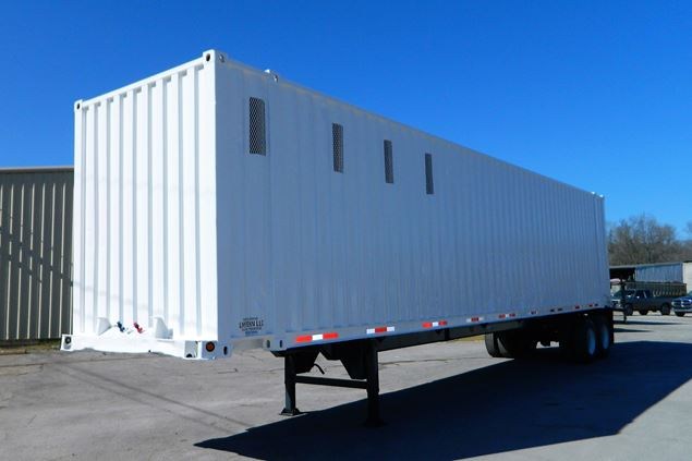 Unknown Steel Container Chip Trailer