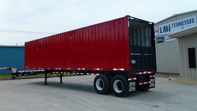 Unknown Steel Container Chip Trailer