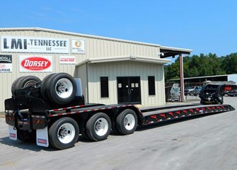 2023 Pitts LB55-22DC Flip Lowboy Trailer