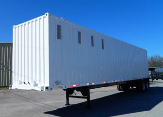 Custom Built Container Closed Top Chip Trailer