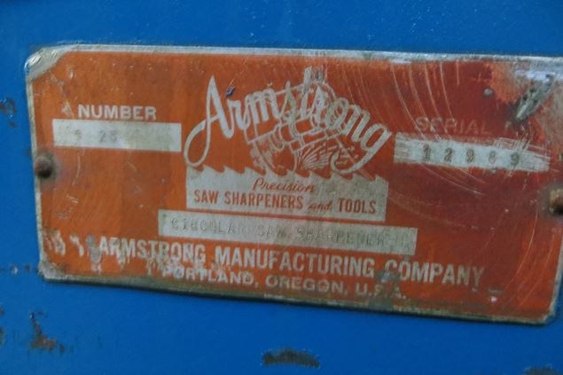 Armstrong 25 Sharpening Equipment