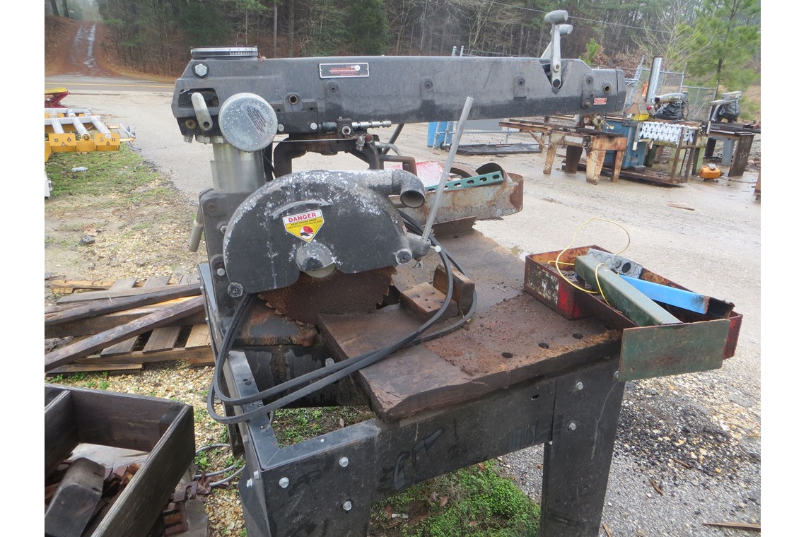 Original 7.5HP Radial Arm Saw For Sale