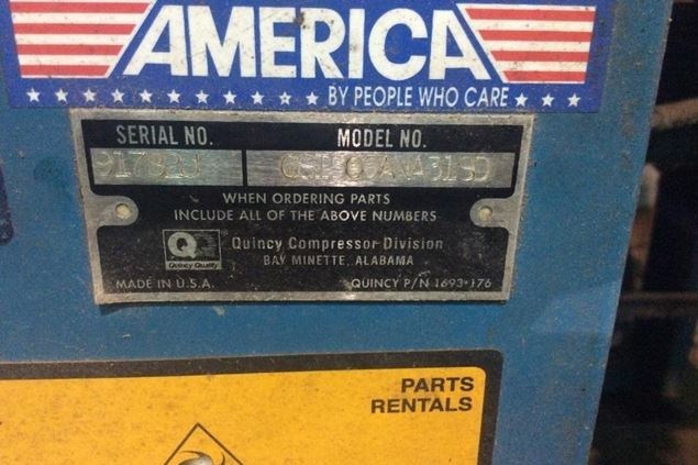 Quincy Compressor QSI-500 100hp Air Compressor